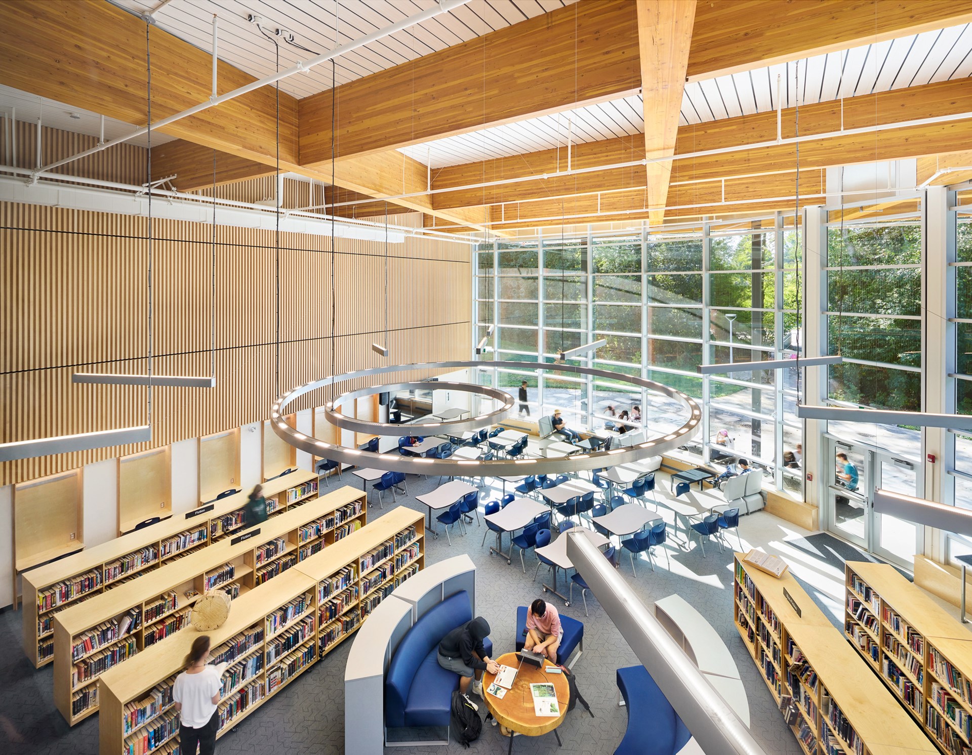 Interior of Argyle Library
