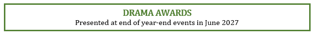 Drama Awards Sign